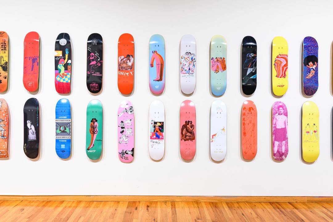 skateboard art