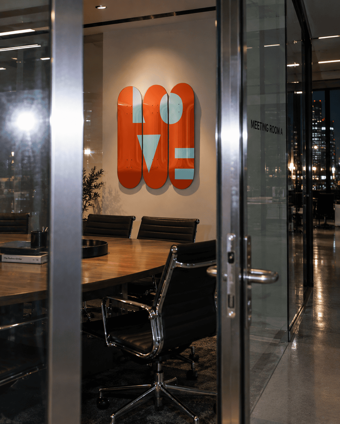 Skateboard Wall Art for Corporate Offices: Why Real Bauhaus Design Works