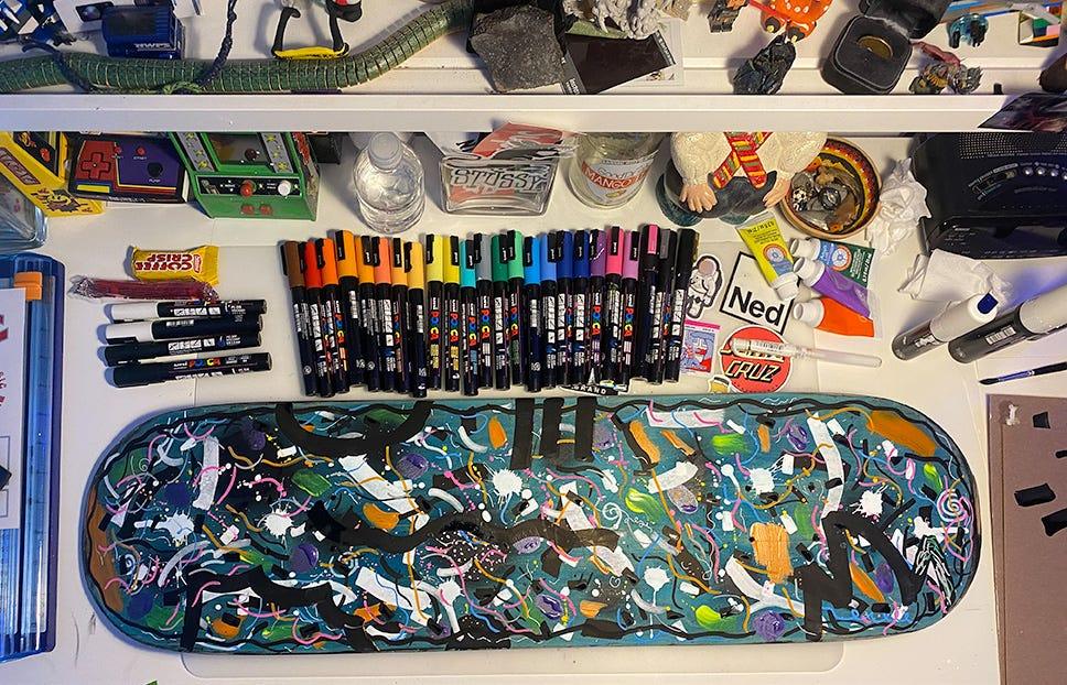 Custom Skateboard Art
