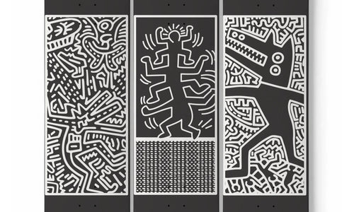 Skateboard Art for Gray/White/Black Interiors: Adding Color Without Chaos