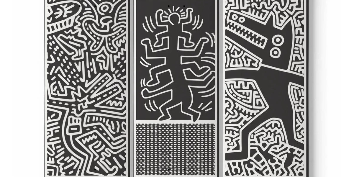 Skateboard Art for Gray/White/Black Interiors: Adding Color Without Chaos