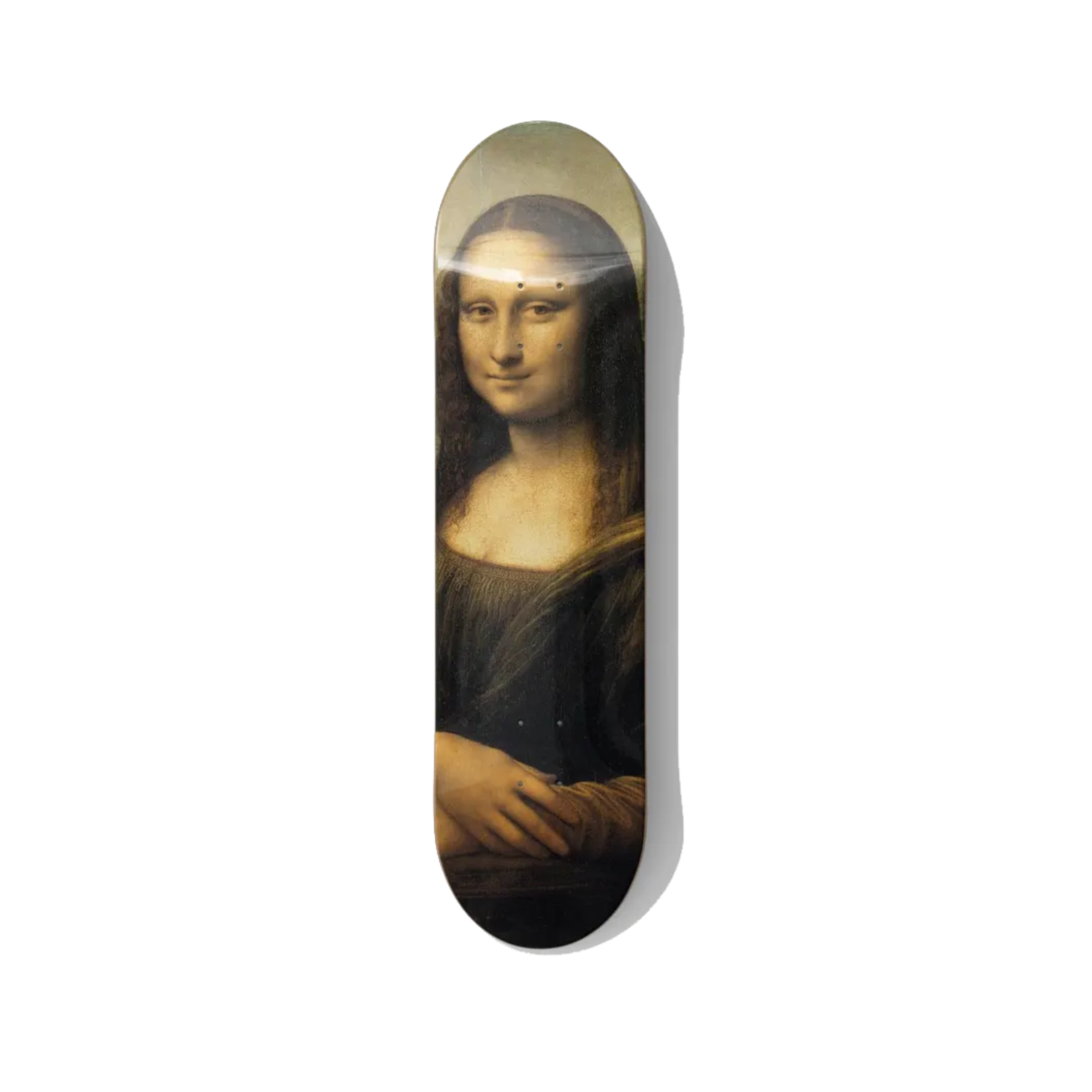 Da Vinci Mona Lisa skateboard deck wall art DeckArts Berlin