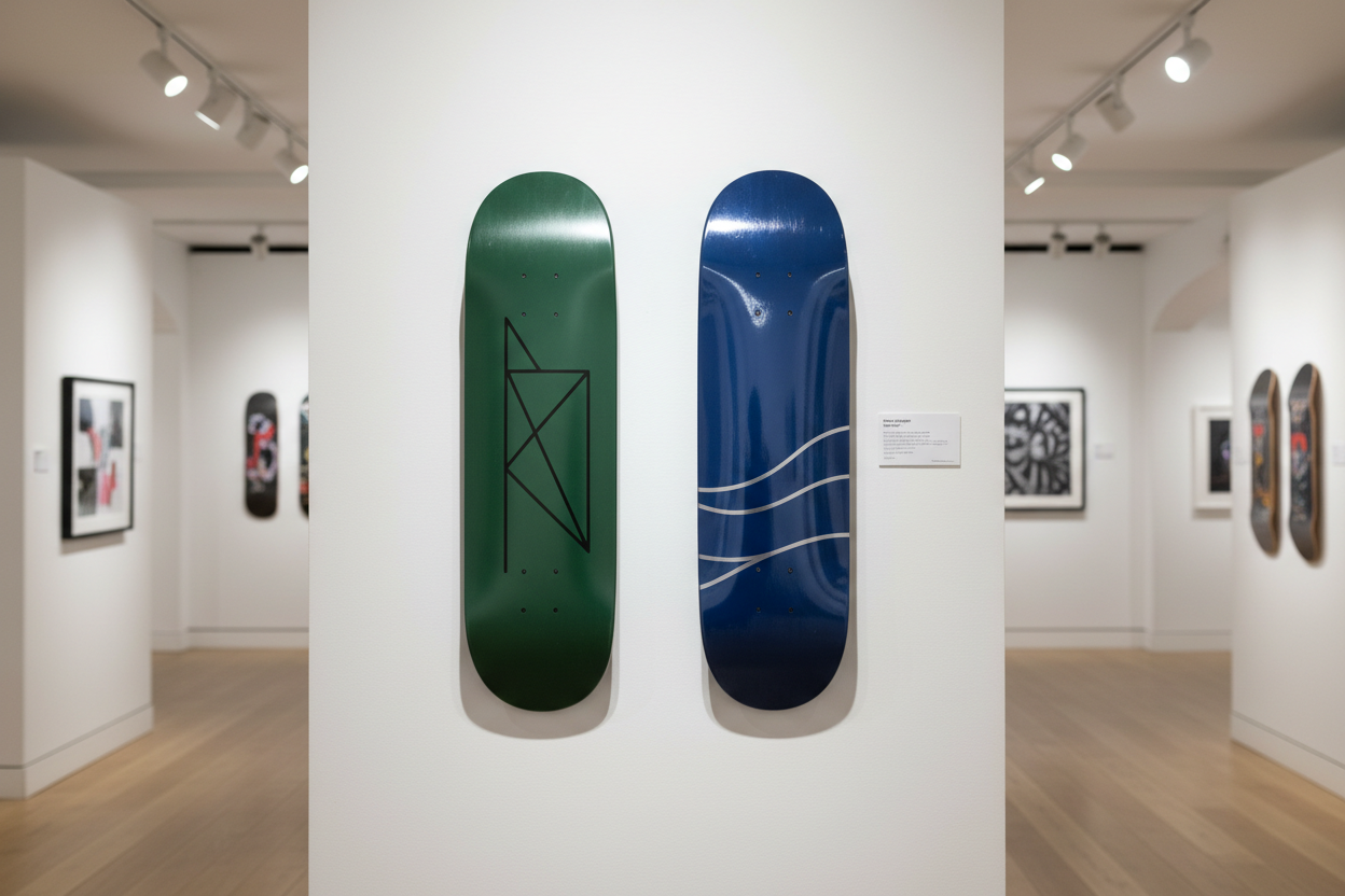 Skateboard Wall Art — Matte vs Gloss Finish (Which Looks Better?)