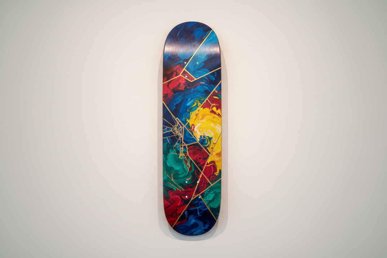 Skateboard Wall Art — How to Hang a Deck on the Wall (Step-by-Step)