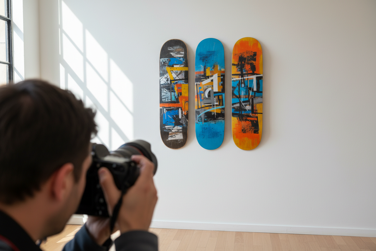 How to Photograph Your Skateboard Art for Instagram