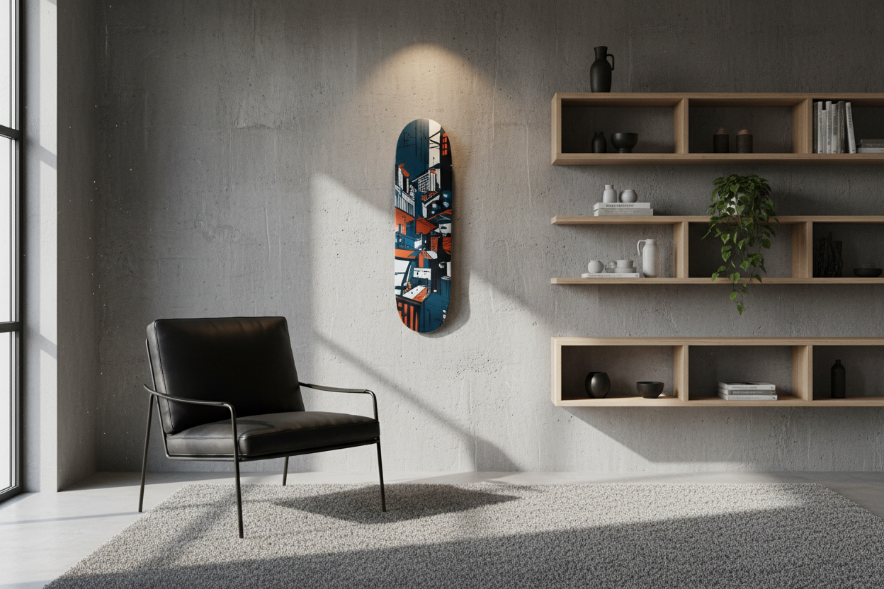 skateboard wall art
