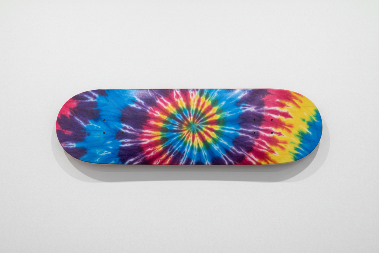 Tie-Dye Skateboard Deck Art Tutorial