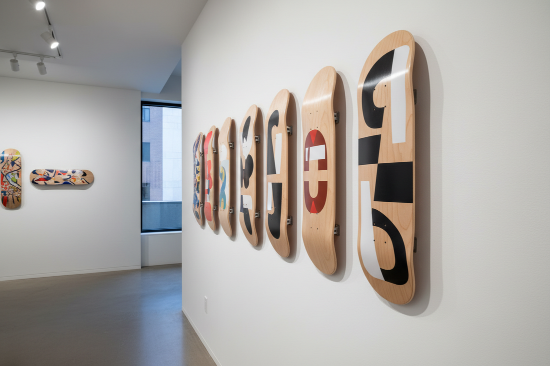 How to Create Multi-Deck Skateboard Wall Installations