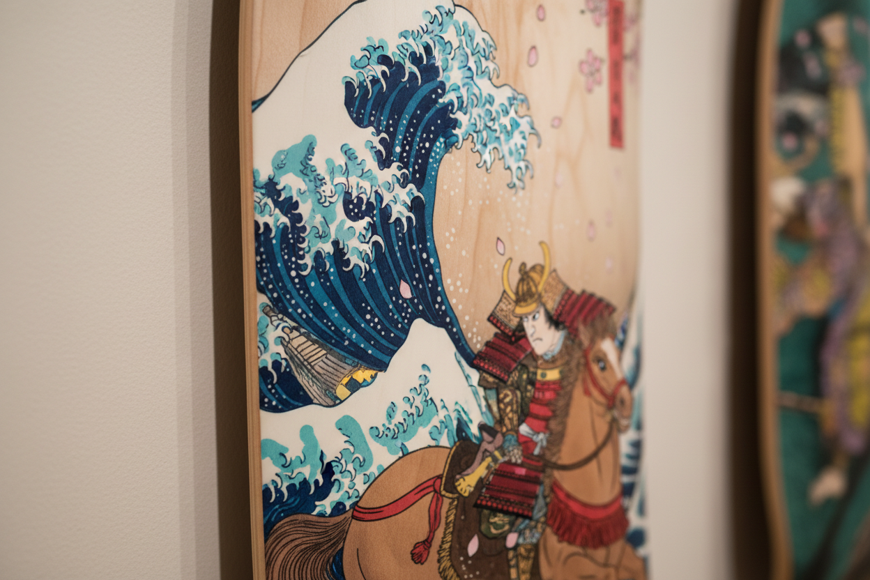 Japanese-Inspired Skateboard Deck Art Collections: Where Edo Meets Modern Interior Design