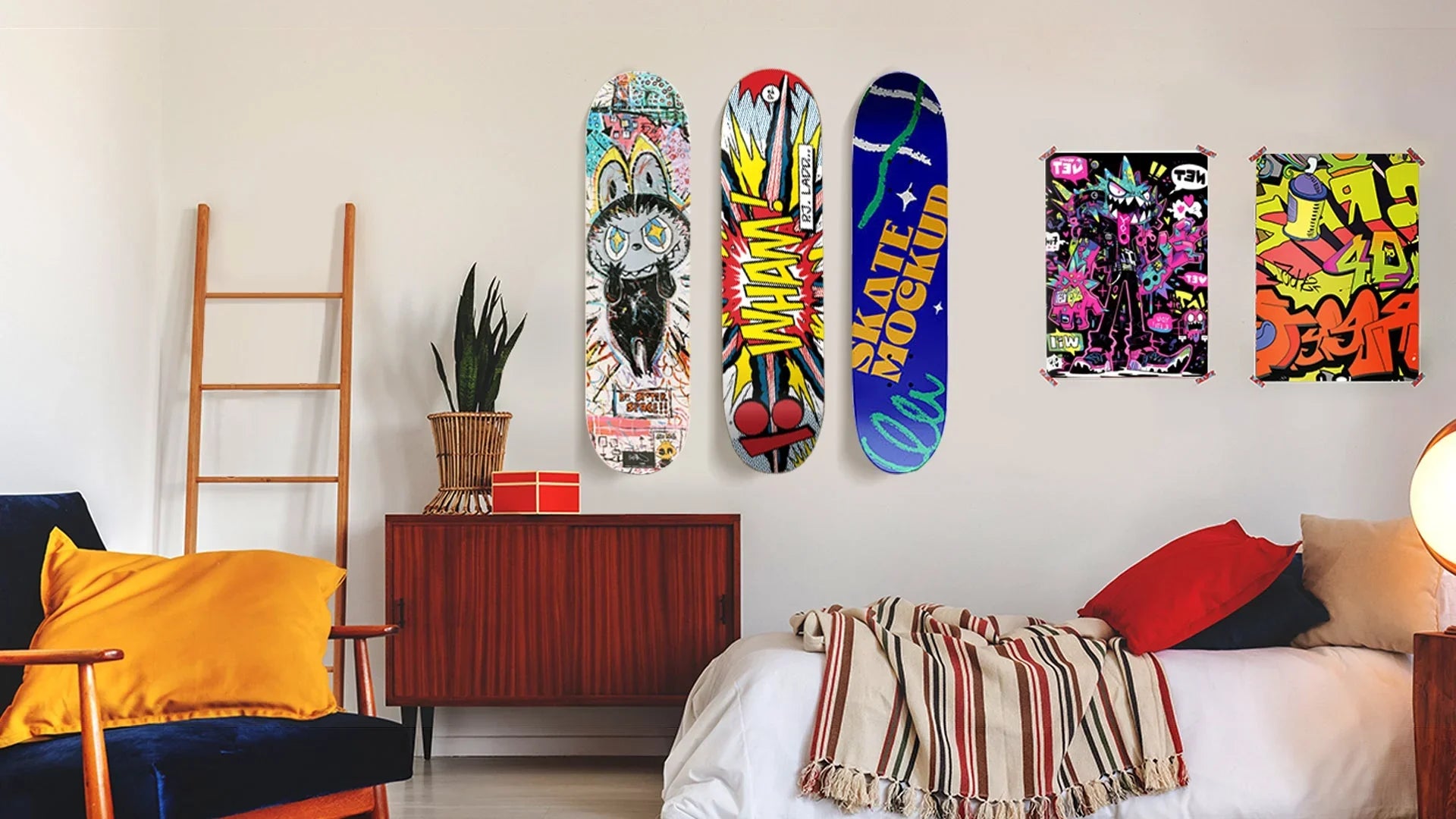 Skateboard Wall Mount