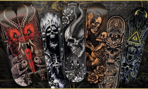 Seasonal Decorating with Skateboard Art