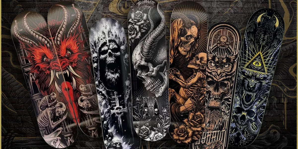 Seasonal Decorating with Skateboard Art