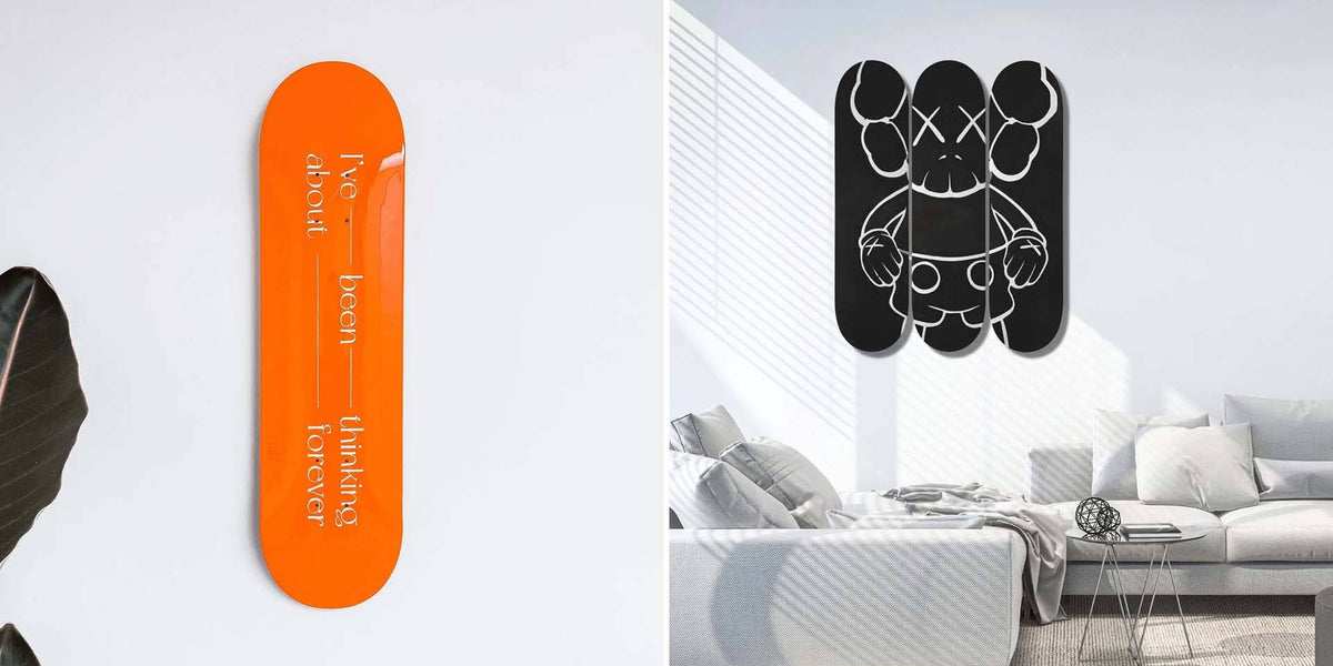 Best Skateboard Wall Art for Man Cave: Curating Your Personal Gallery