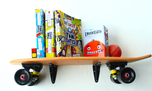 Skateboard Shelf Ideas: Functional Storage Meets Wall Art