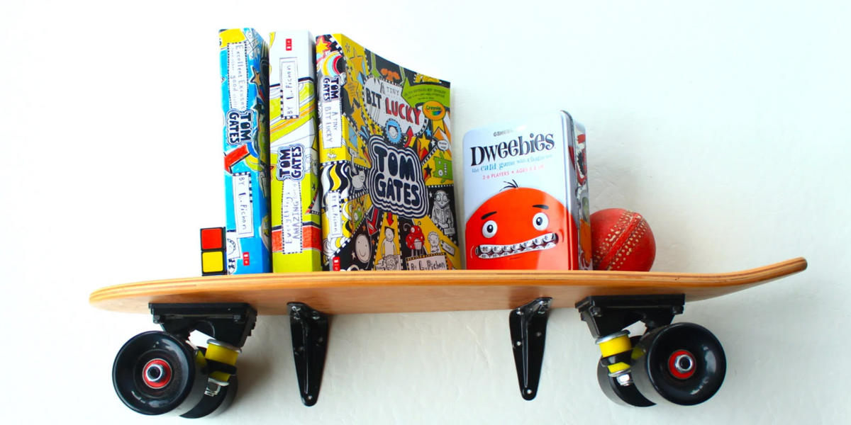 Skateboard Shelf Ideas: Functional Storage Meets Wall Art