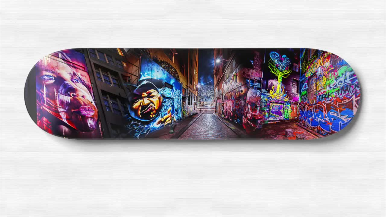 skateboard art