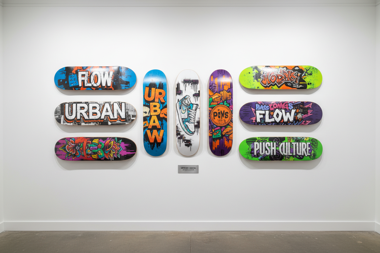   Custom Skateboard Art for Streetwear Lovers