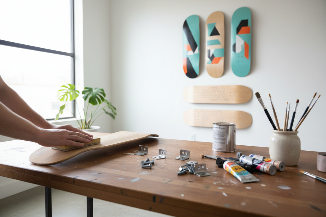 DIY Skateboard Wall Art: Easy Ideas and Materials