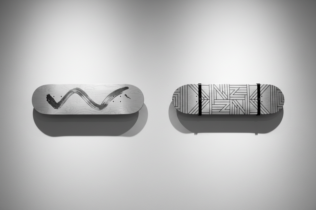 Floating vs wall mount – best skateboard display methods compared | deckarts