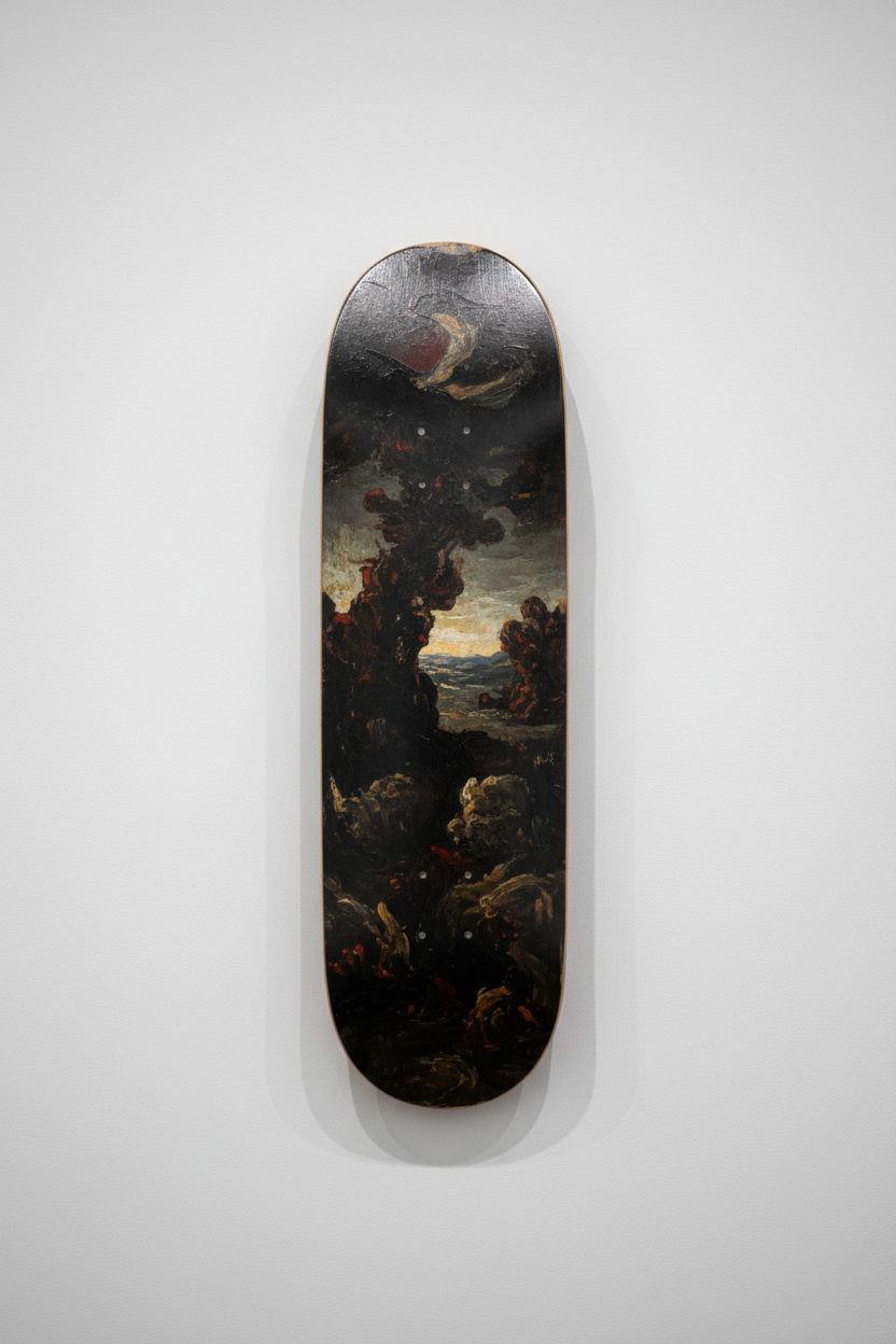 Goya's Saturn Skateboard Wall Art