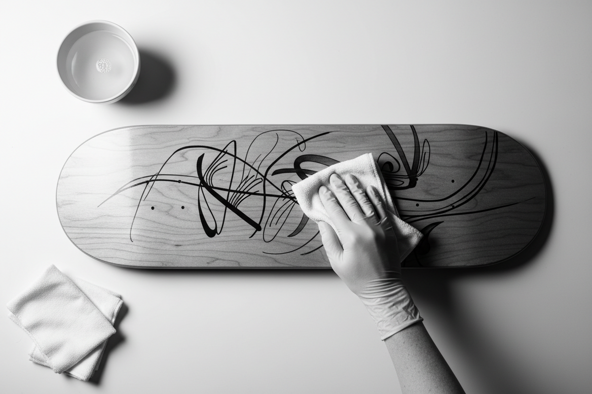  How to Clean Skateboard Deck Art Without Damage