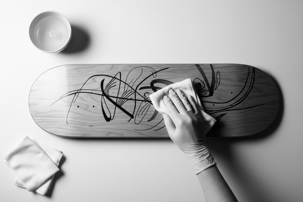  How to Clean Skateboard Deck Art Without Damage