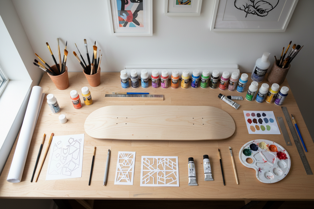 How to Create Custom Skateboard Deck Art: DIY Guide