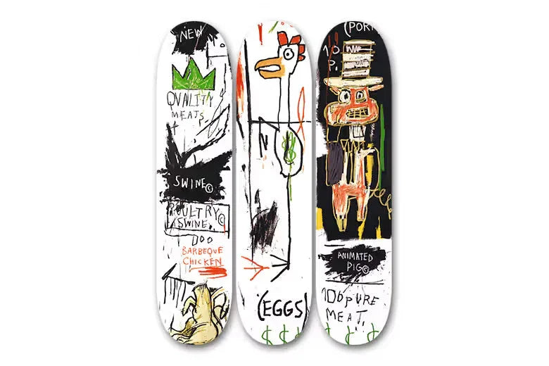 Basquiat Skateboard Art