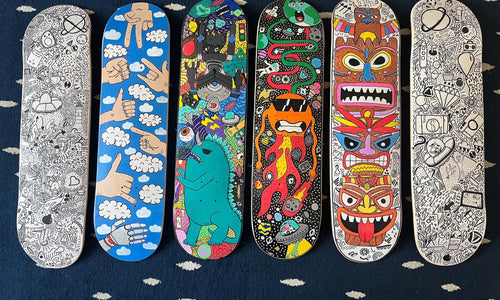 Unique Skateboard Art: Artist Decks for Your Wall