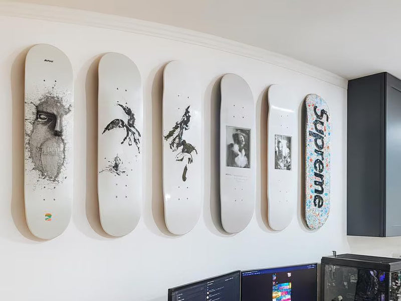 Best Skateboard Wall Art for Man Cave: Curating Your Personal Gallery