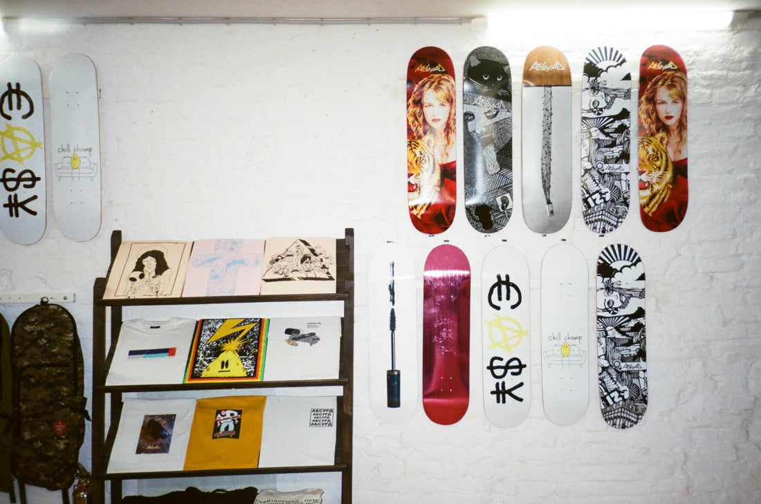 skateboard art