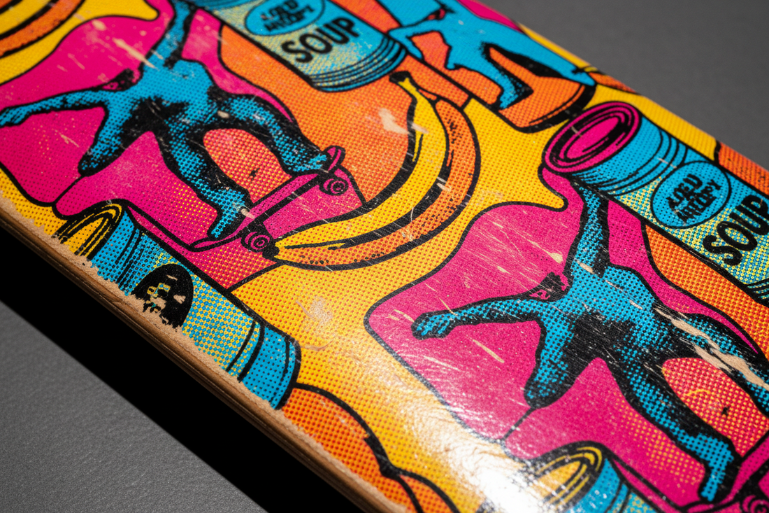 Pop Art Skateboard Deck Ideas Inspired by Warhol