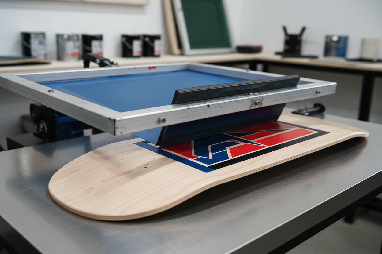 Screen Printing on Skateboard Decks: Beginner Guide