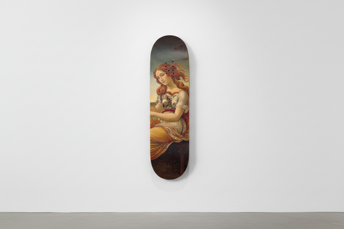 Titian's Venus of Urbino as Skateboard Wall Art