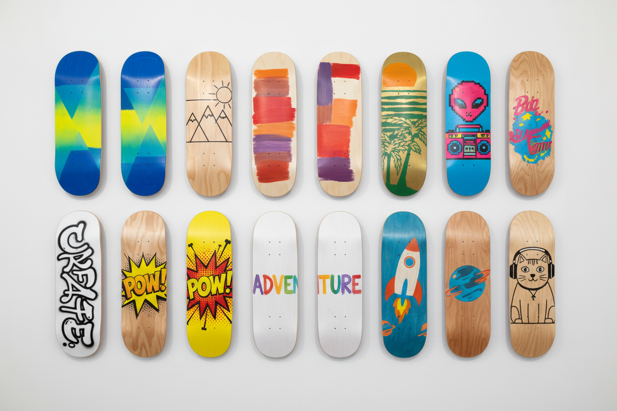 Top 10 Skateboard Deck Art Ideas for Beginners 2026