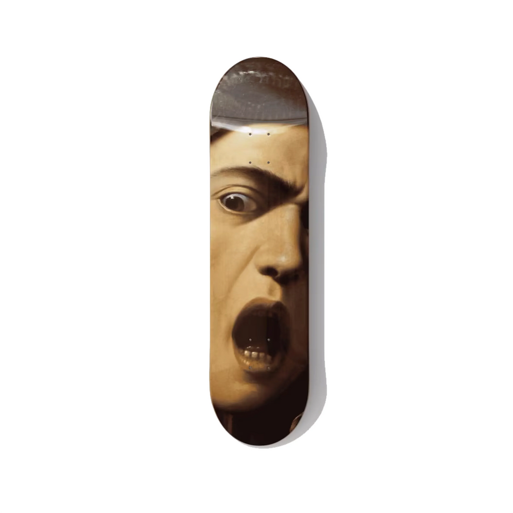 Caravaggio Medusa Skateboard Wall Art - Premium Canadian Maple Deck.