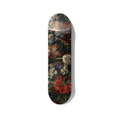 Floral Bloom Skateboard Deck Wall Art - Premium Canadian Maple.