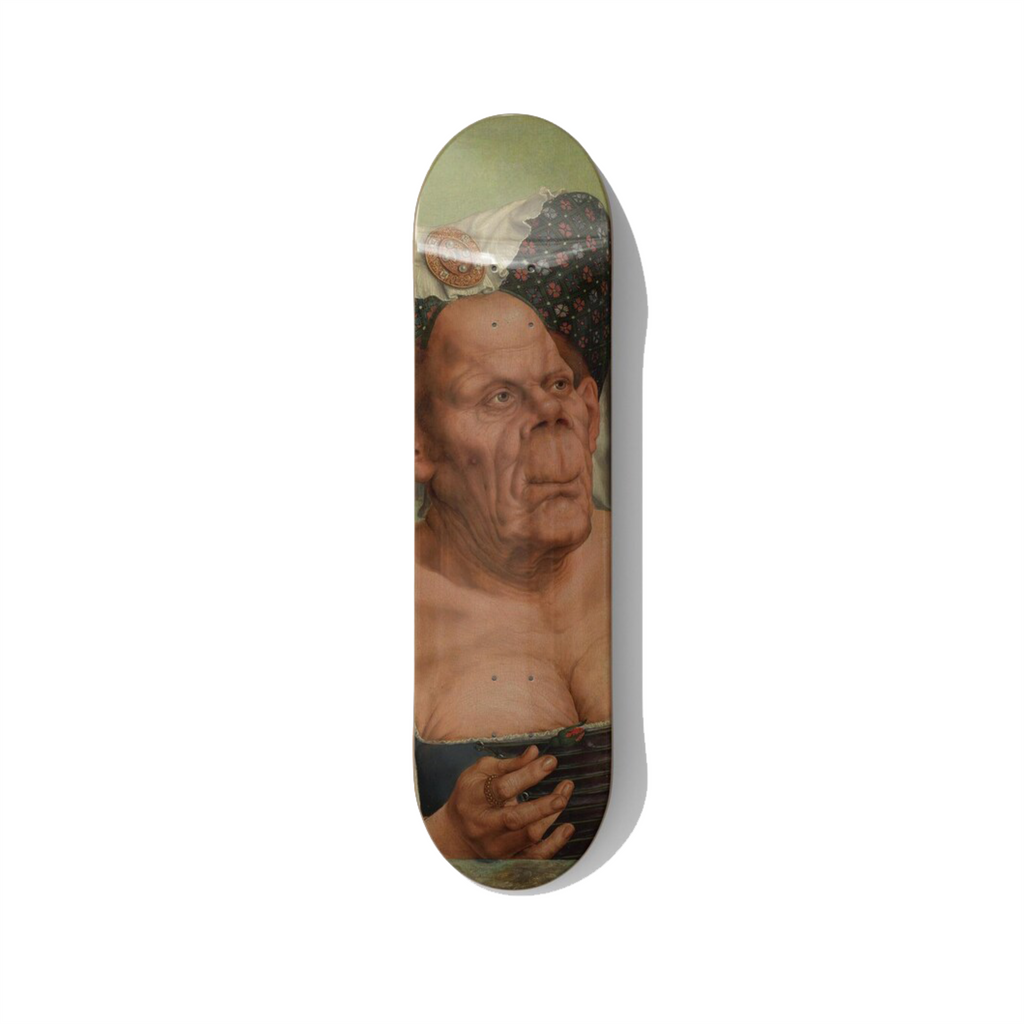 Quentin Matsys – The Ugly Duchess Skateboard Wall Art – Premium Canadian Maple Deck - deckarts.com