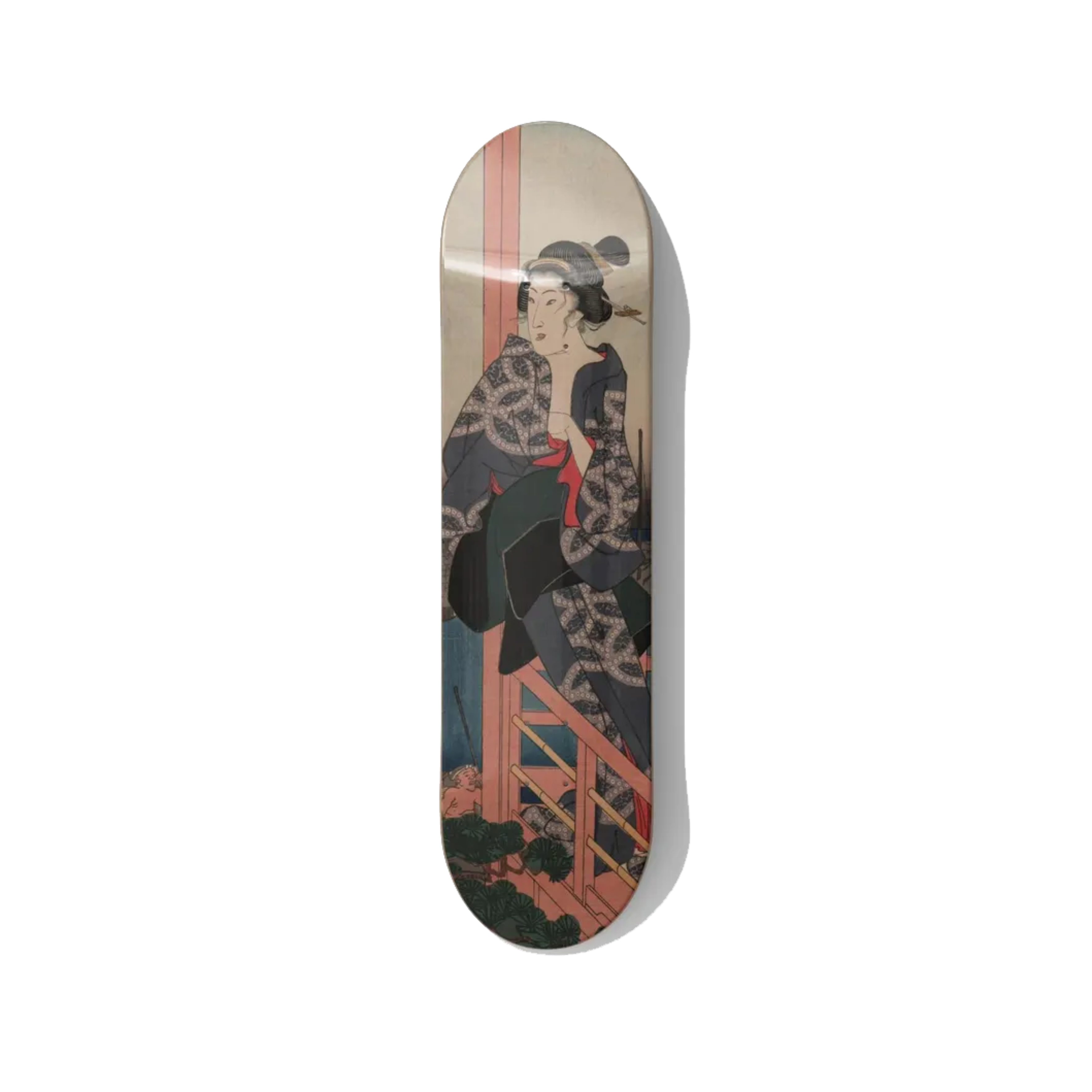 Utagawa Kuniyoshi Samurai – Japanese Ukiyo-e Warrior Skateboard Art - deckarts.com