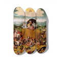 Haywain Triptych Skateboard Deck Wall Art - Premium Canadian Maple.