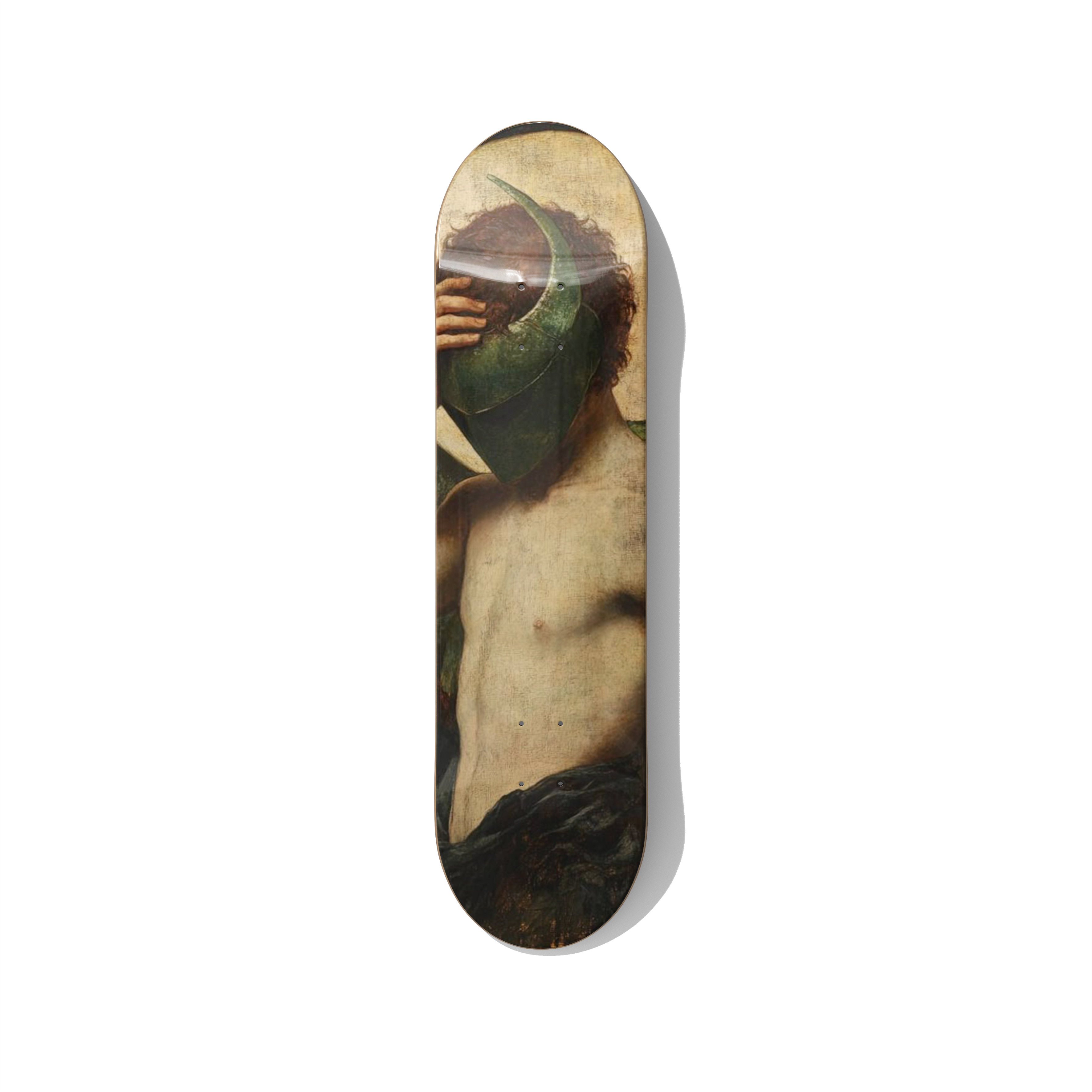 The Silent Guardian – Neo-Classical Fantasy Skateboard Art – Premium Canadian Maple Deck - deckarts.com