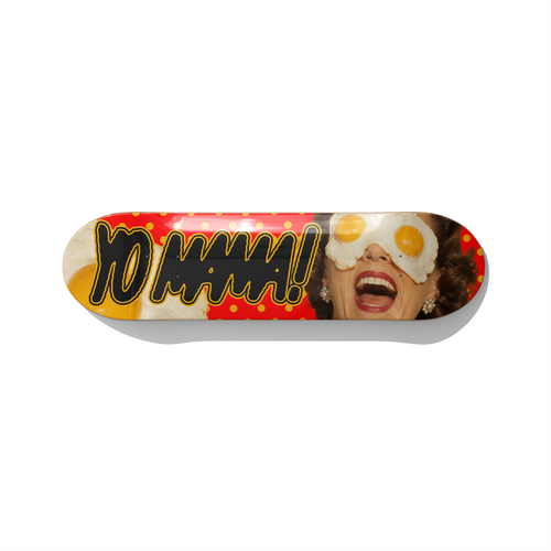 PARENTAL ADVISORY Skateboard Wall Art by Yehor Bread