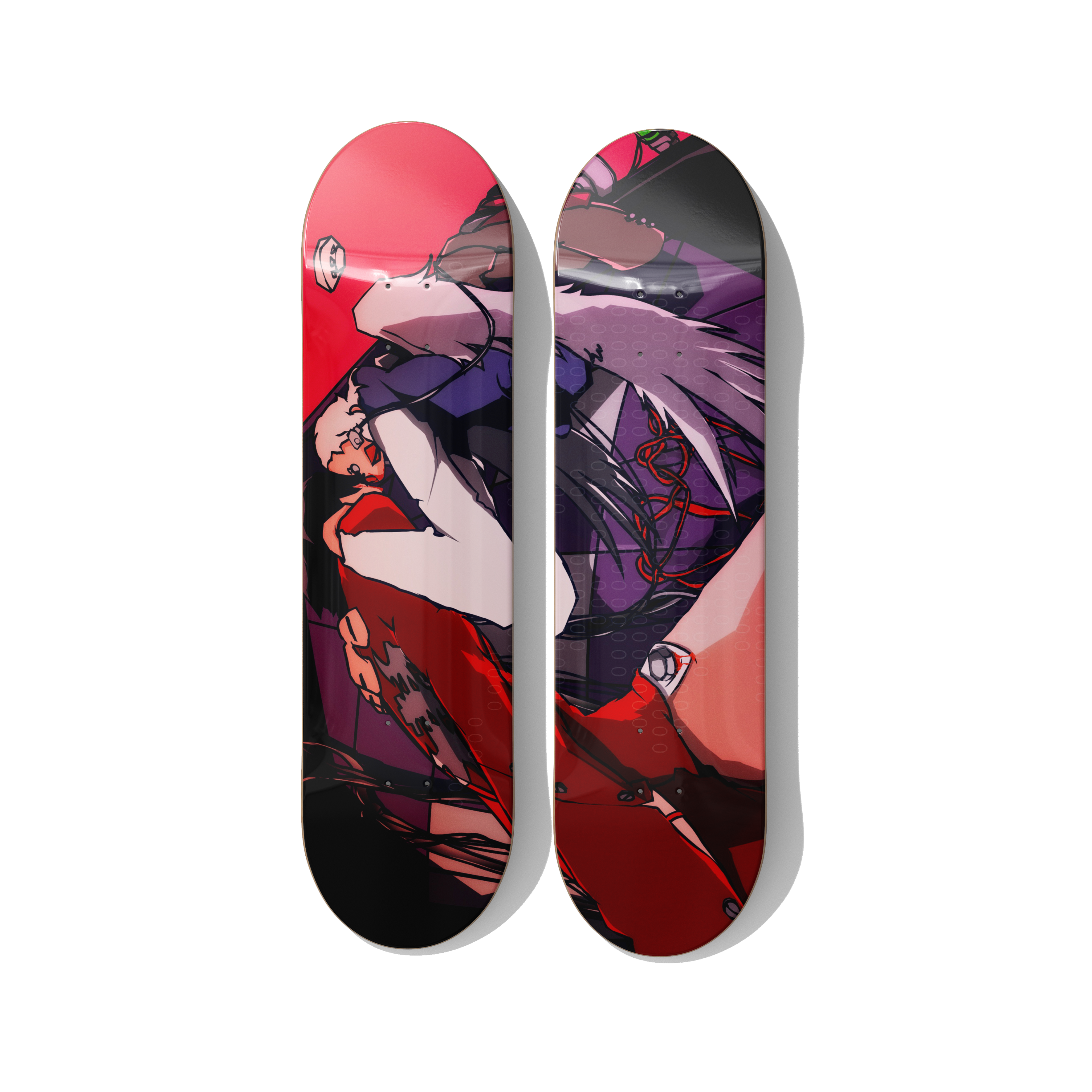Skateboard Art – Coma Boyfie Diptych Deck Set
