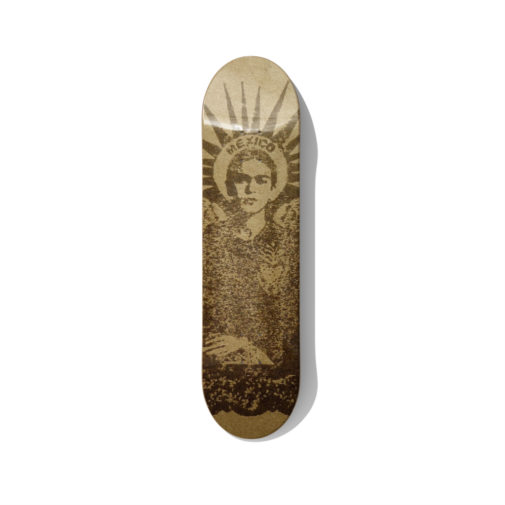 Frida Kahlo Street Art Icon – Skateboard Wall Art – Premium Canadian Maple Deck - deckarts.com
