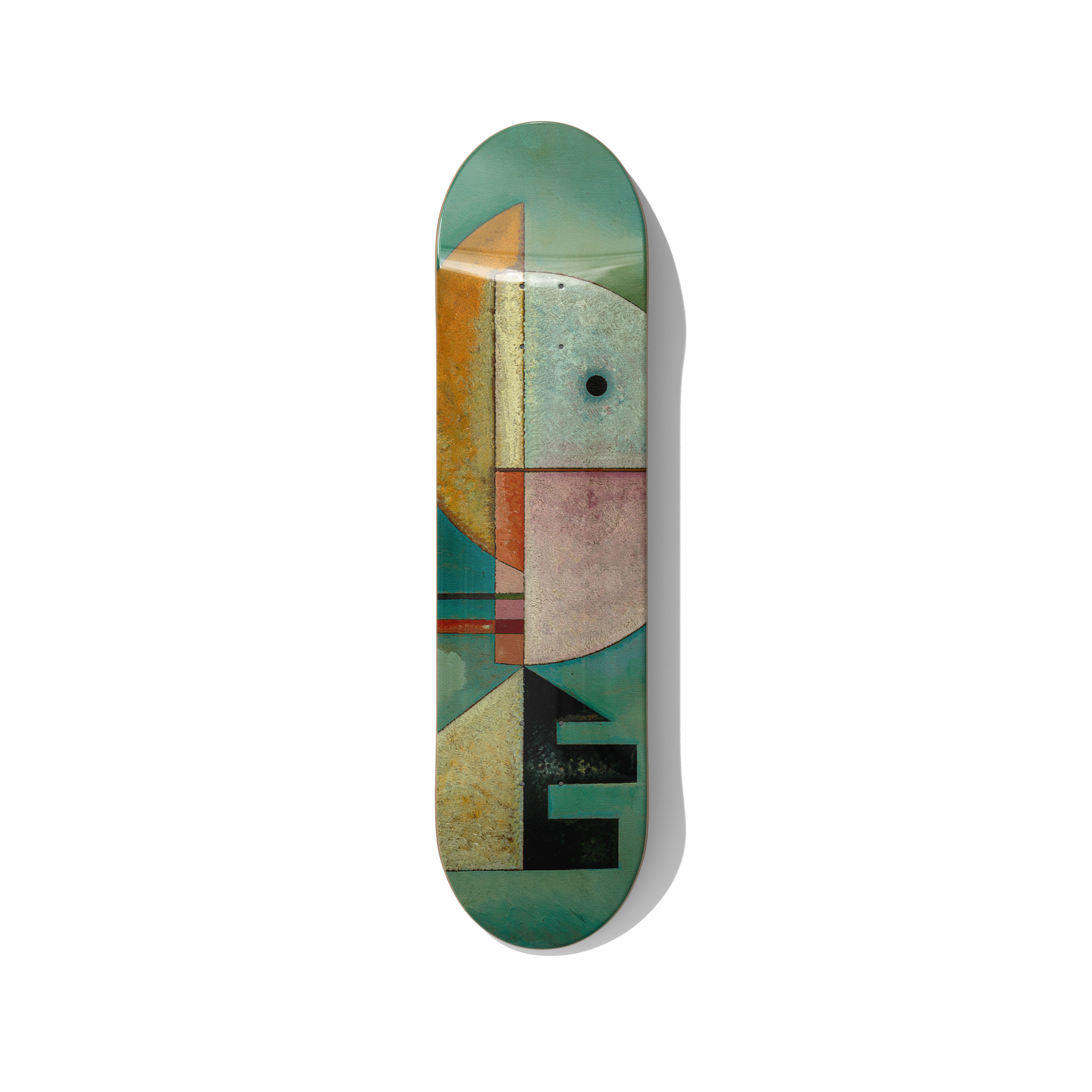 Upward (Empor) – Wassily Kandinsky Skateboard Wall Art – Premium Canadian Maple Deck - deckarts.com