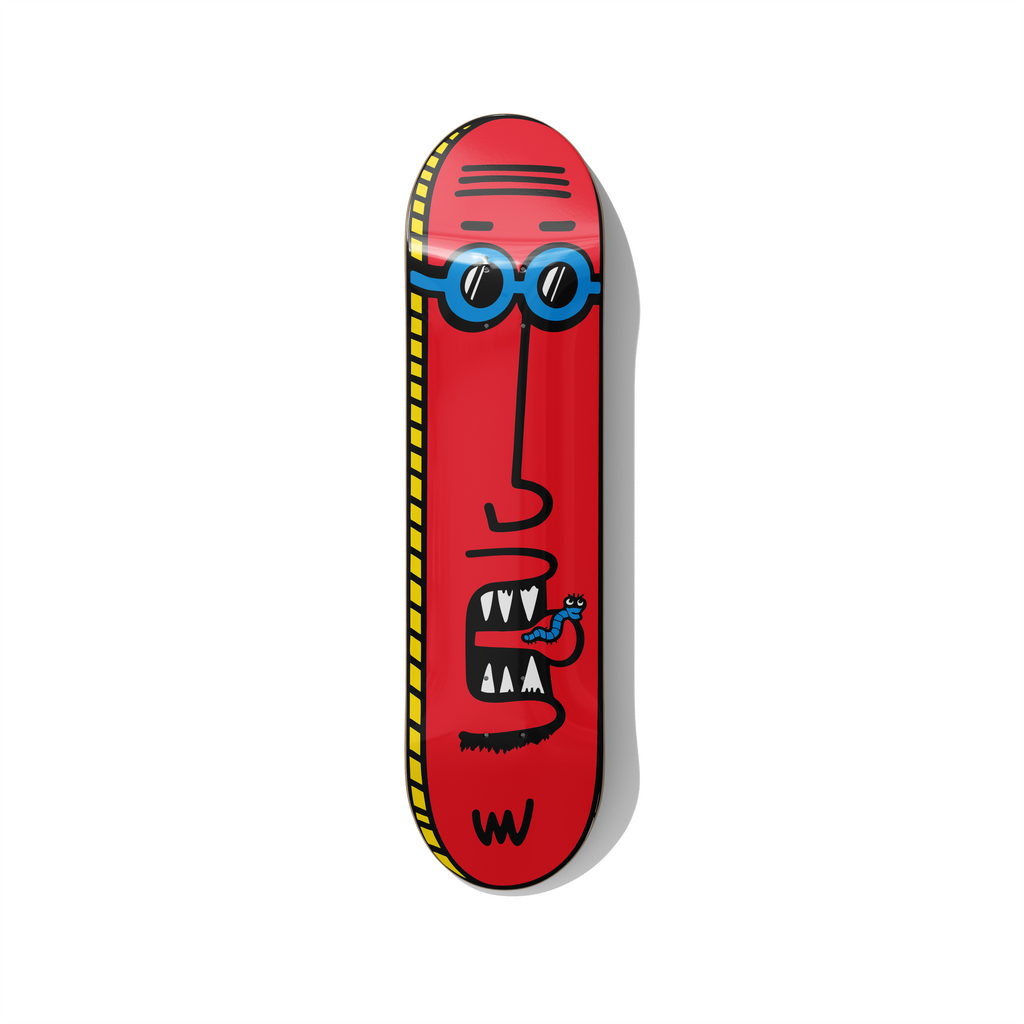 Skateboard Art – Wormy / Frankopolax