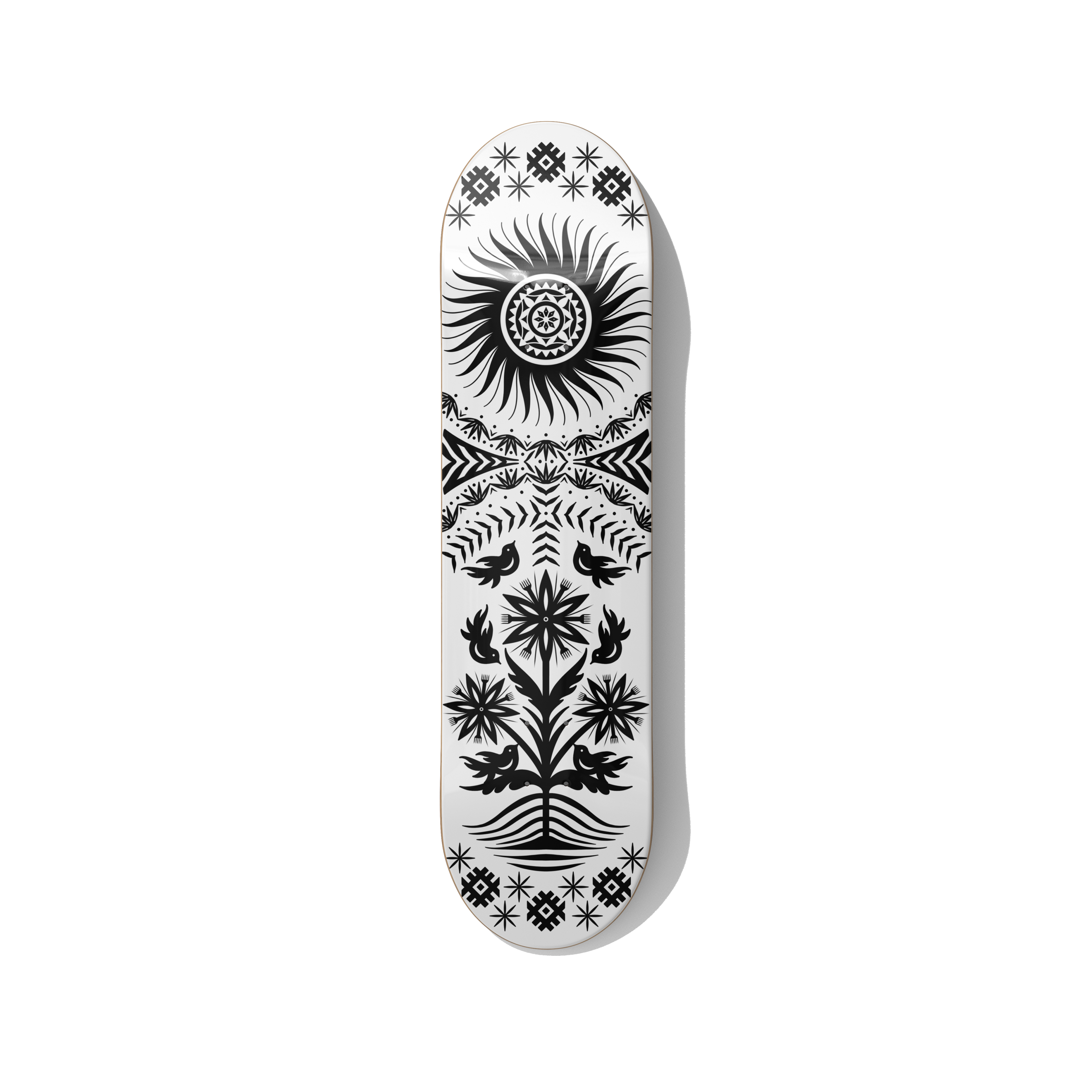 Skateboard art Baltic folklore 